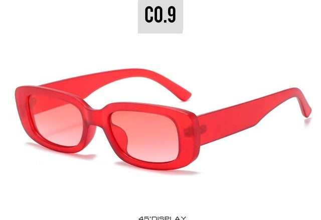 New Fashion Vintage Sunglasses Women Brand Designer Retro Sunglass Rectangle Sun Glasses Oculos Lunette De Soleil Femm