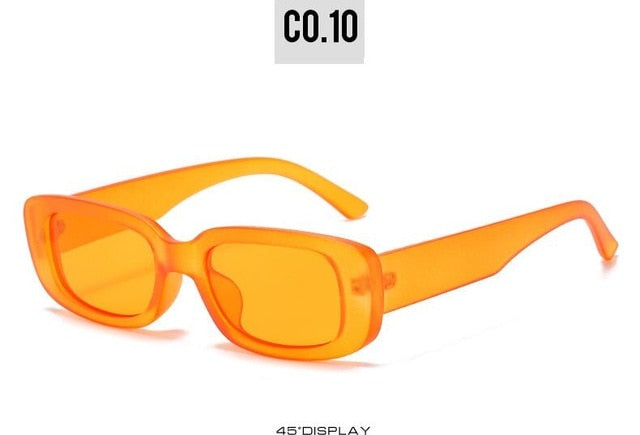 New Fashion Vintage Sunglasses Women Brand Designer Retro Sunglass Rectangle Sun Glasses Oculos Lunette De Soleil Femm