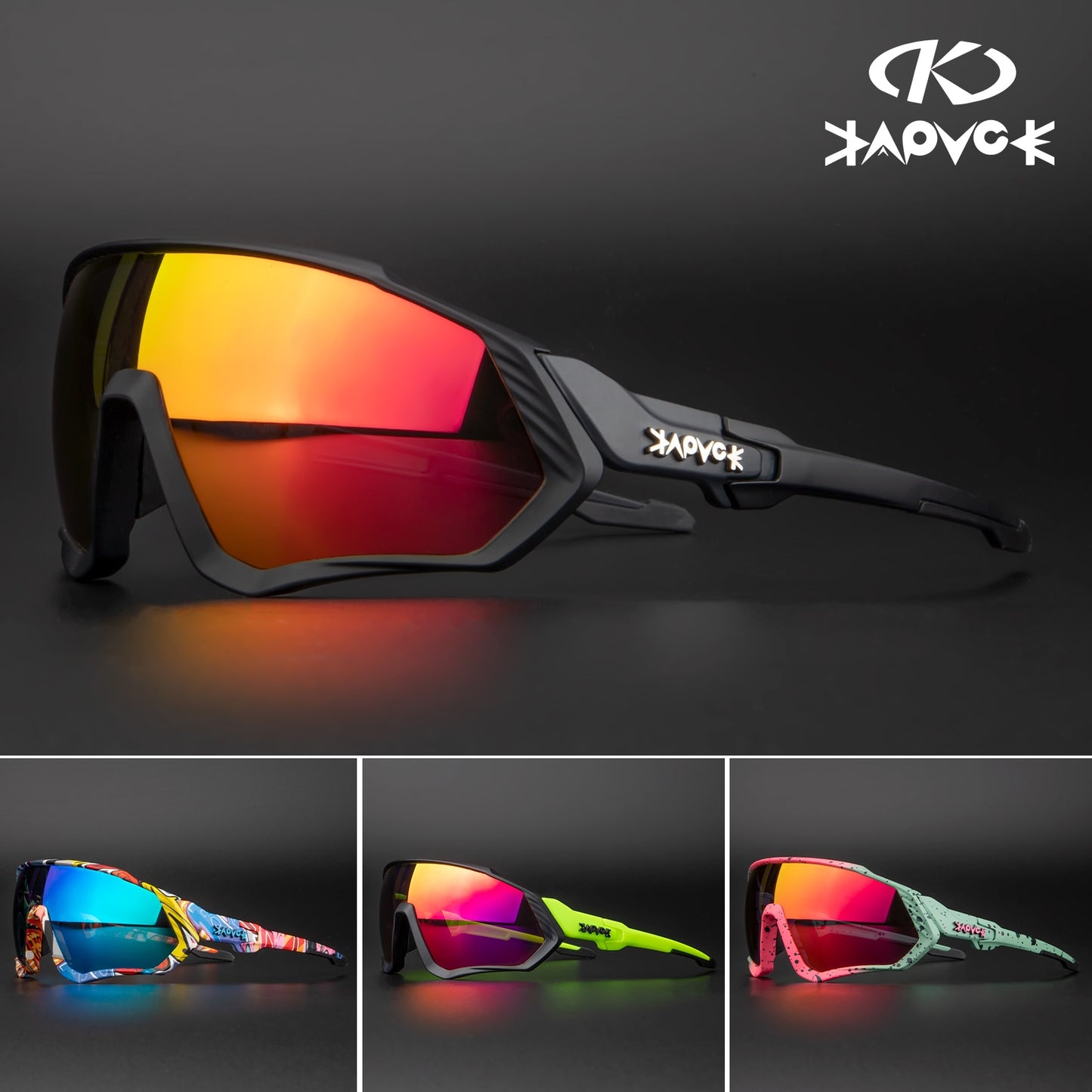 Riding Cycling Sunglasses Mtb Polarized Sports Cycling Glasses Goggles Bicycle Mountain Bike Glasses Men's Women Cycling Eyewear